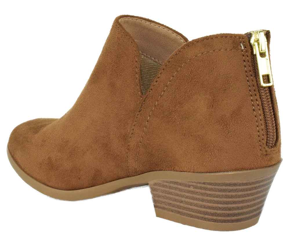 Soda Short Heel Ankle Boots