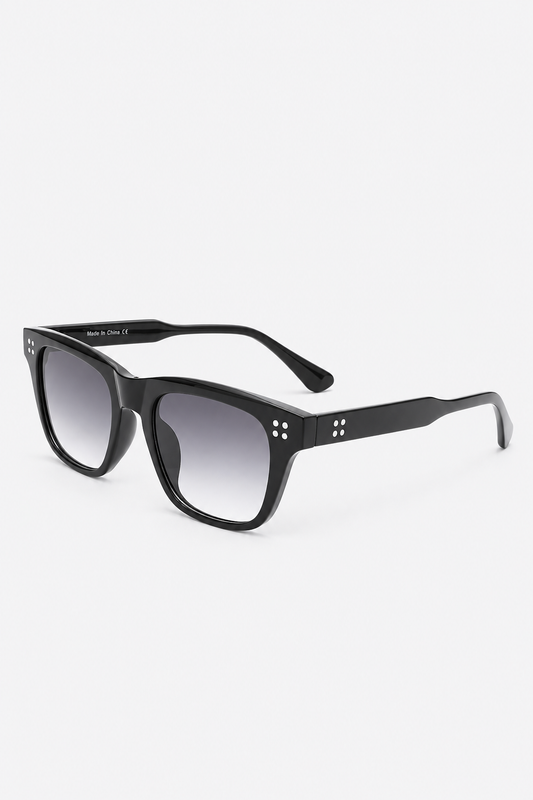 HARLOW SQUARE HORN-RIMMED SUNGLASSES