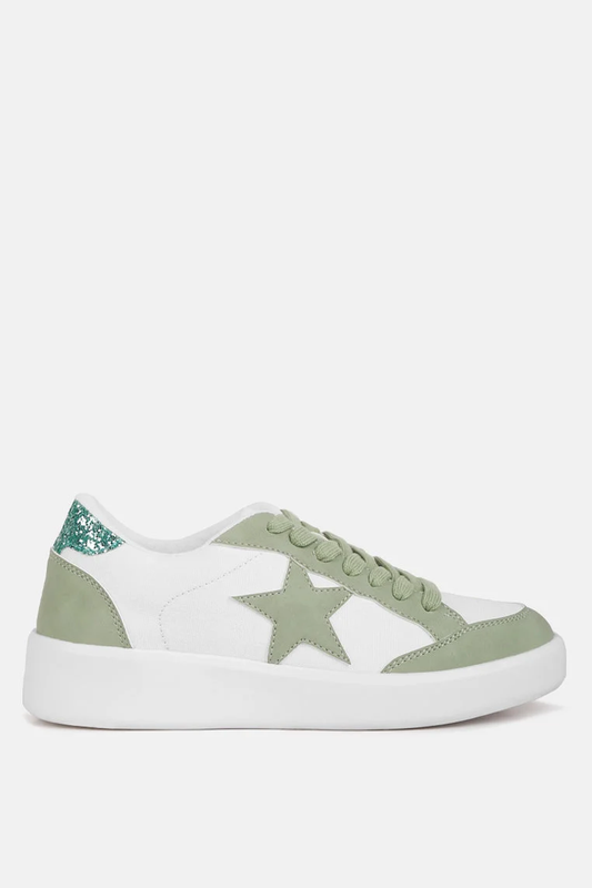 Perry Glitter Detail Star Sneakers