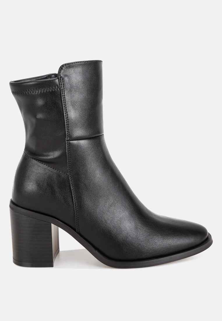 Lucania Stretch Fit Block Heel Boots – Comfort Meets Style by Laurel & Thread