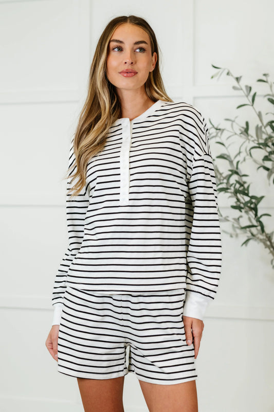 FRENCH TERRY TOP AND SHORTS SET