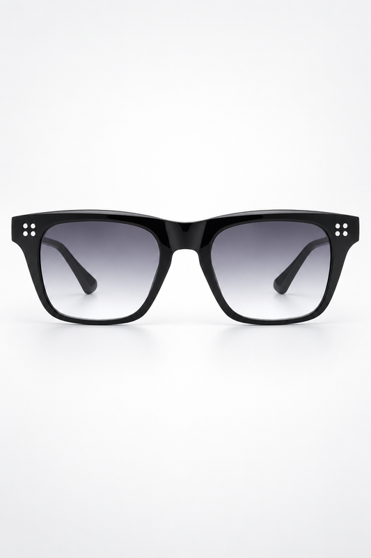 HARLOW SQUARE HORN-RIMMED SUNGLASSES