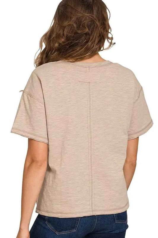 MARLEY COTTON SLUB TEE