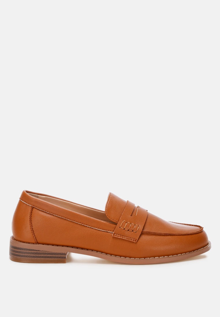 Reiga Low Block Heel Loafers-6