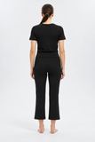 MARA PULL-ON BOOTCUT ANKLE PANTS
