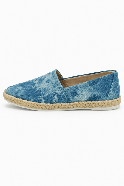 BETTY-S DYE BLUE SODA SLIP-ON LOAFERS