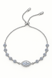 1 Carat Moissanite 925 Sterling Silver Bracelet