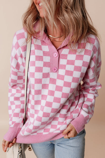 Thea Collar Drop Shoulder Sweater-0