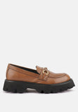 Cheviot Chunky Leather Loafers-0