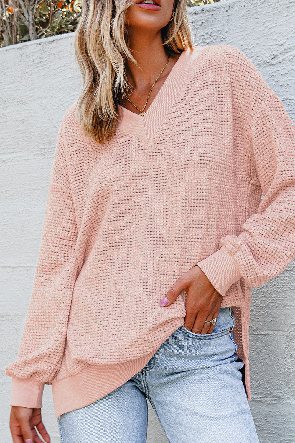 Zoey Sleeve Knit top Long Sleeve Top-4