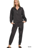 Scuba Half Zip Sweatshirt Joggers Set