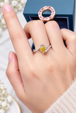 1 Carat Moissanite 925 Sterling Silver Ring
