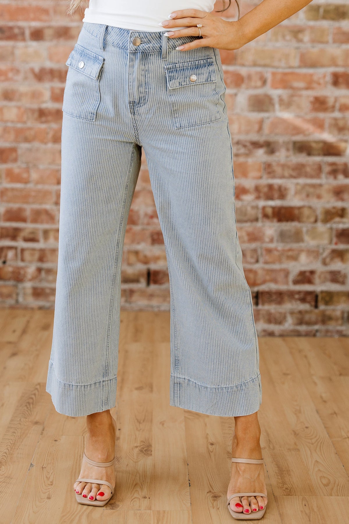 Eve Hem Wide Leg Jeans-3
