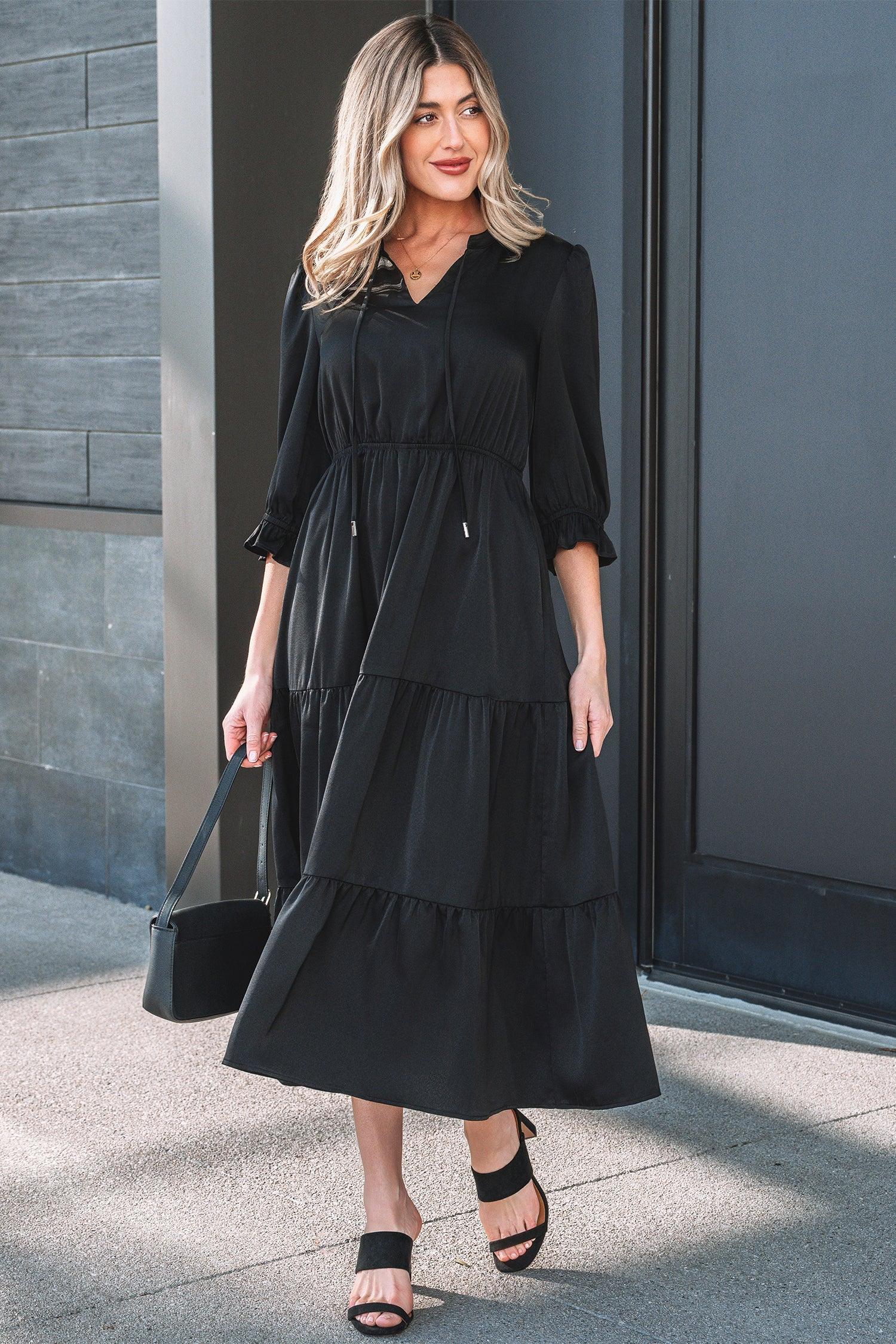 Natasha Sleeve Tiered Maxi Dress Laurel & Thread Natasha Sleeve Tiered Maxi Dress Laurel & Thread