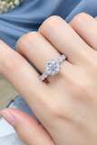 2 Carat Moissanite 925 Sterling Silver Ring