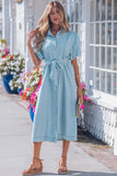 Shiloh Bubble Sleeve Long Dress-0