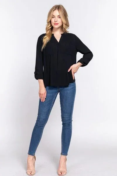 Buy Long Sleeve Blouse for Women Black