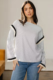 Buy Black and White Striped Top for Women