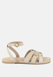 Ashton Flat Ankle Strap Sandals-0