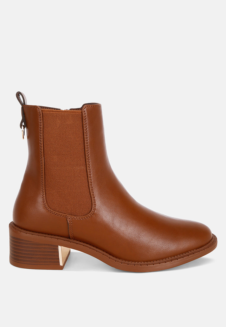 Barnabas Block Heel Chelsea Boots-5