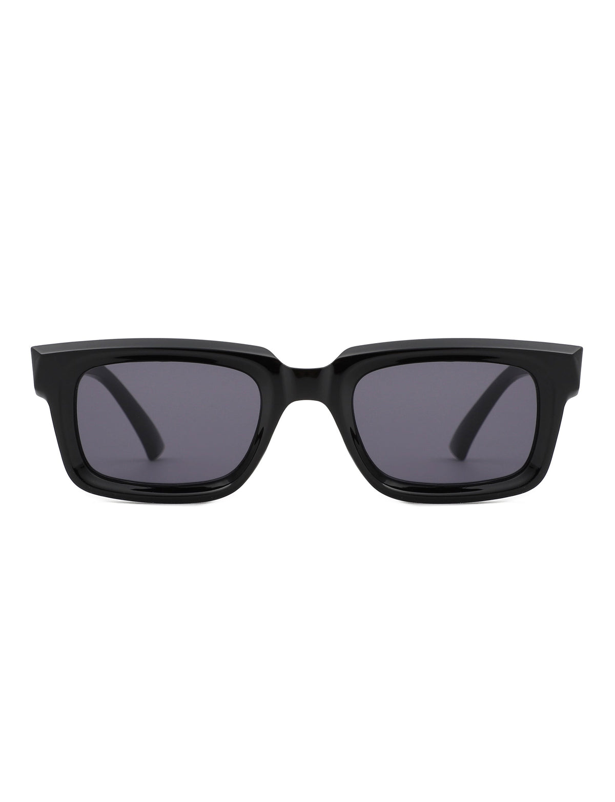 Qeclington - Retro Narrow Square Rectangular Sunglasses-1