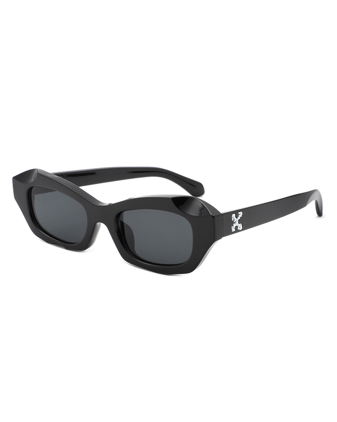 Zarael - Women's Retro Narrow Cat Eye Square Fashion Sunglasses-2