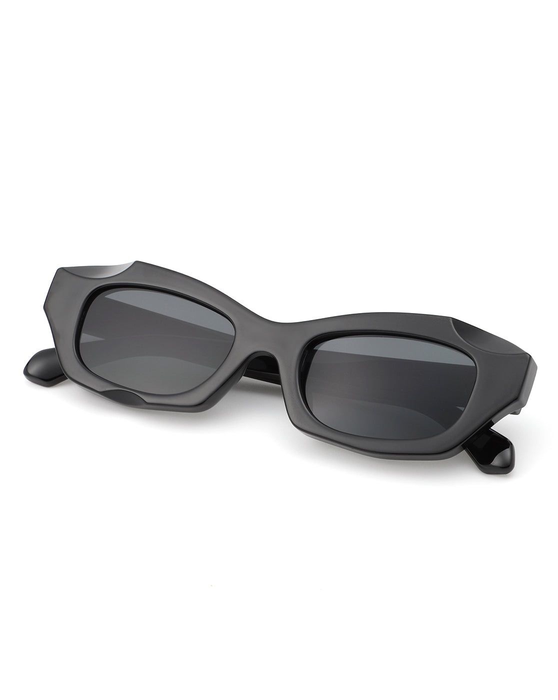 Zarael - Women's Retro Narrow Cat Eye Square Fashion Sunglasses-3