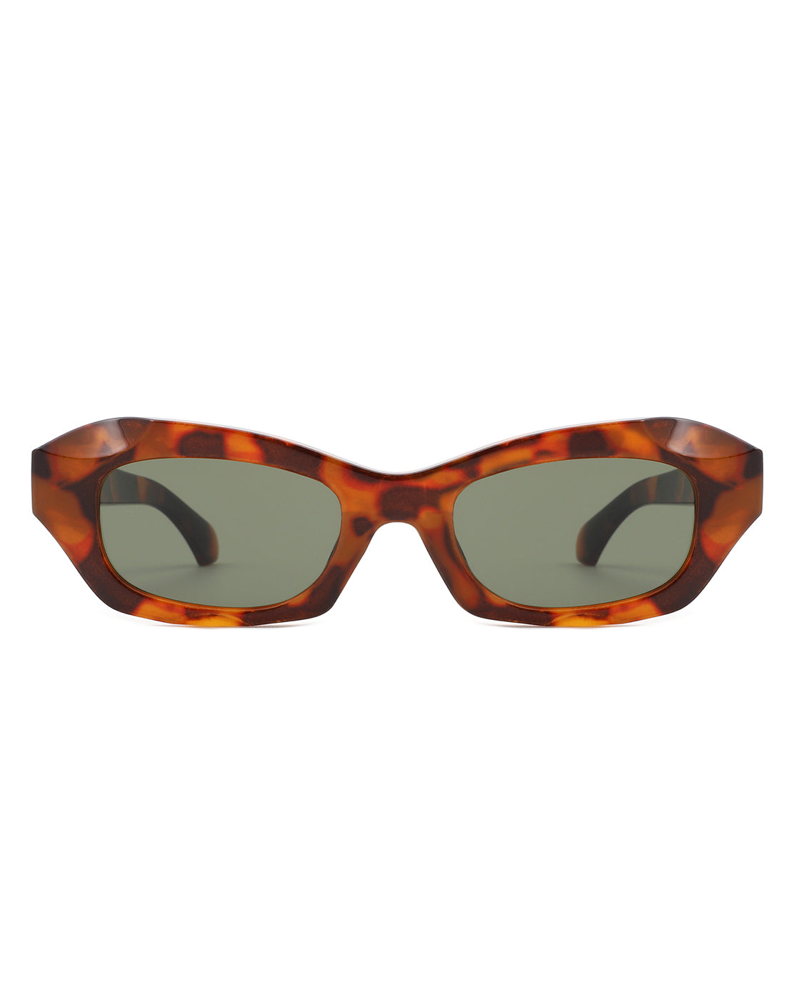 Zarael - Women's Retro Narrow Cat Eye Square Fashion Sunglasses-4