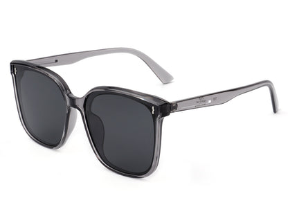 Zona - Square Oversize Retro Flat Top Women Fashion Sunglasses-6
