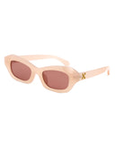 Zarael - Women's Retro Narrow Cat Eye Square Fashion Sunglasses-0