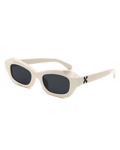 Zarael - Women's Retro Narrow Cat Eye Square Fashion Sunglasses-7