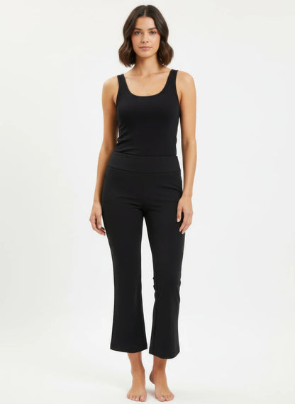 MARA PULL-ON BOOTCUT ANKLE PANTS