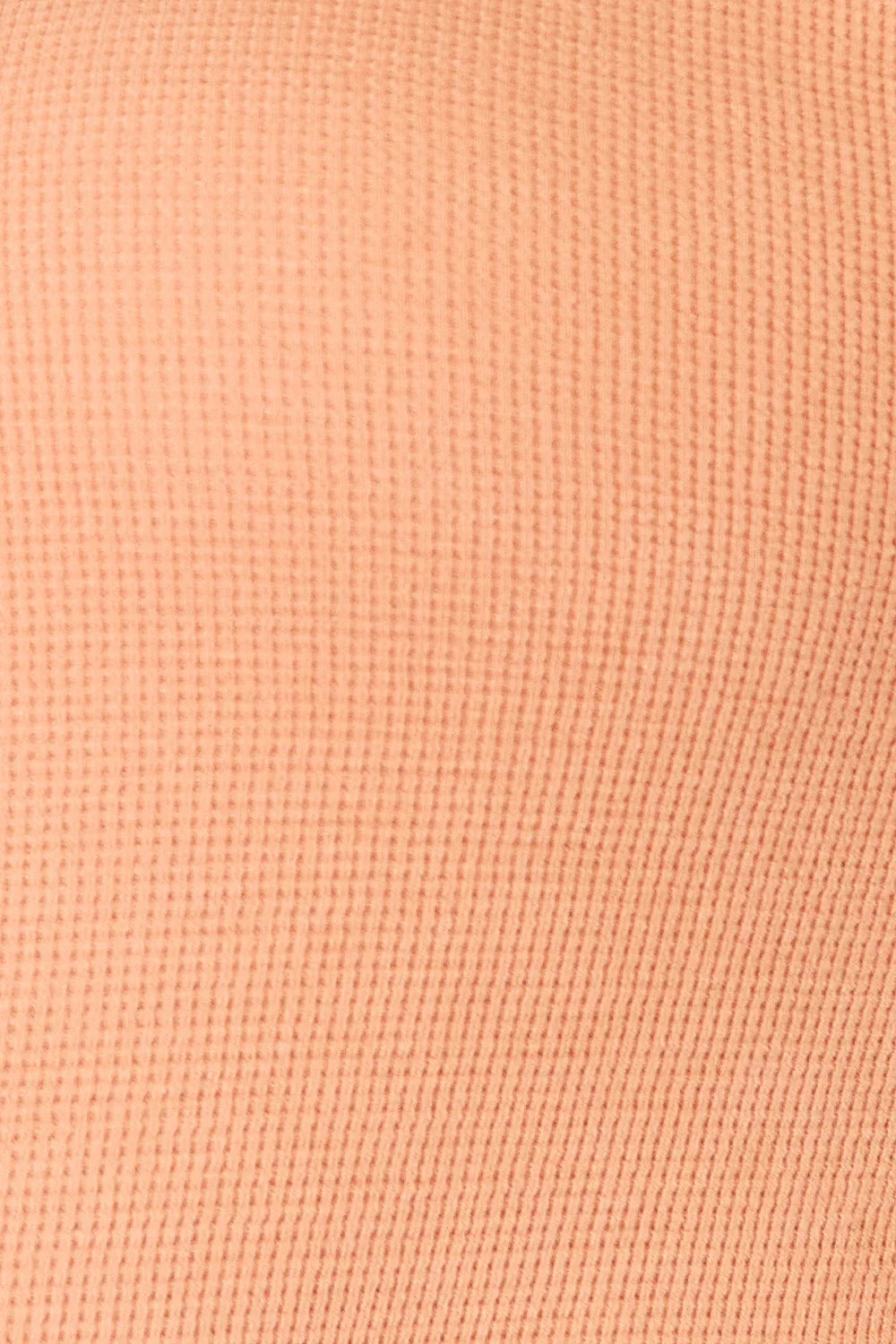 Women's Caramel Long Sleeve Henley Knit Top