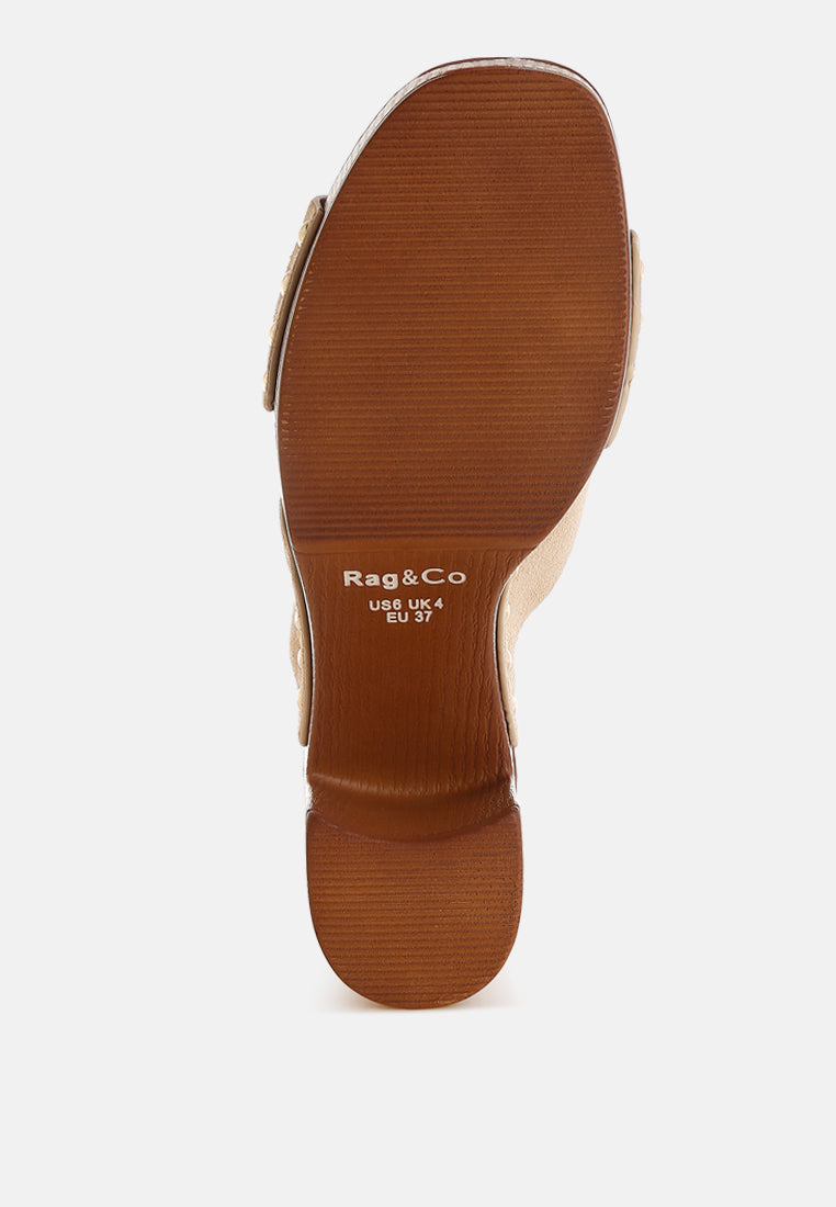 Mearsk Genuine Suede Leather Clogs-4