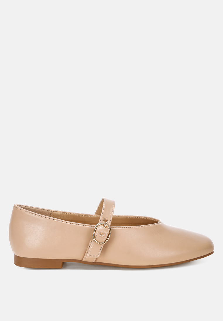 Ninily Mary Jane Flat Ballerinas-5