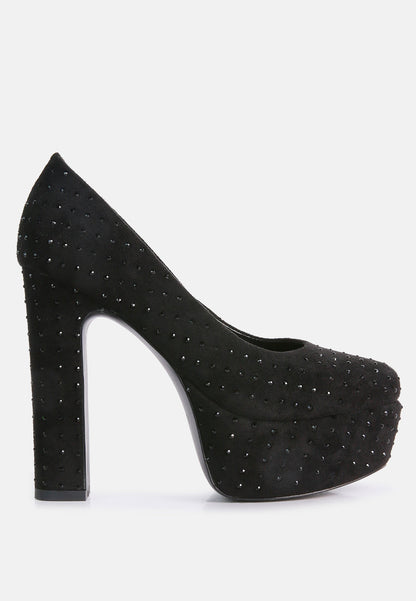 Poppins Glinting Platform High Pumps-5