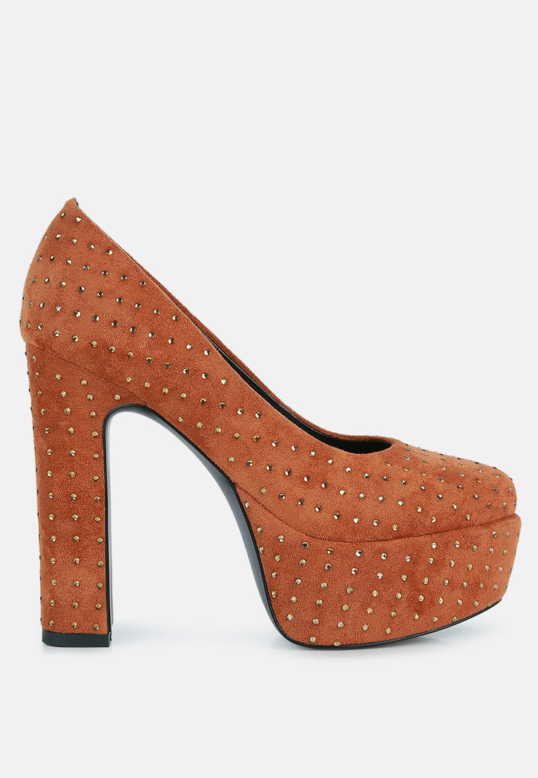 Poppins Glinting Platform High Pumps-0