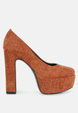 Poppins Glinting Platform High Pumps-0