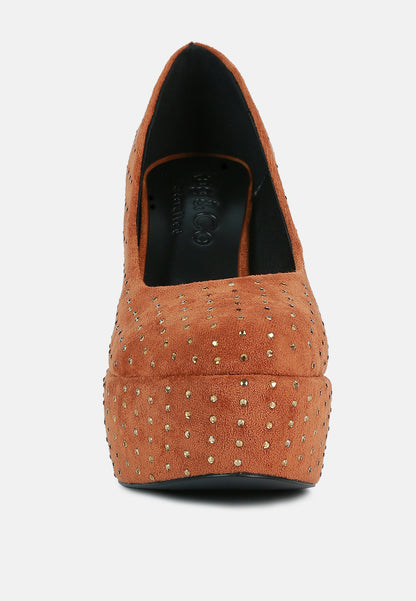 Poppins Glinting Platform High Pumps-3