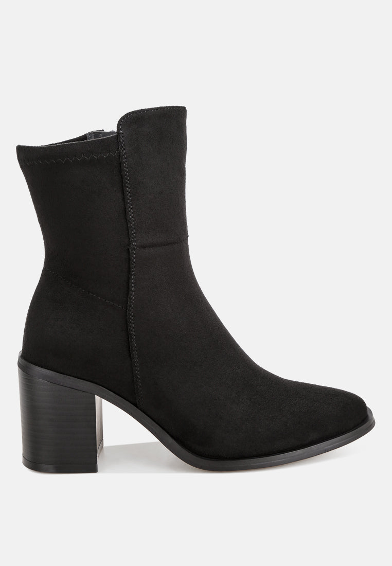Lucania Stretch Fit Block Heel Boots-0