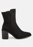 Lucania Stretch Fit Block Heel Boots-0