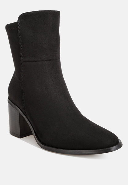 Lucania Stretch Fit Block Heel Boots-2
