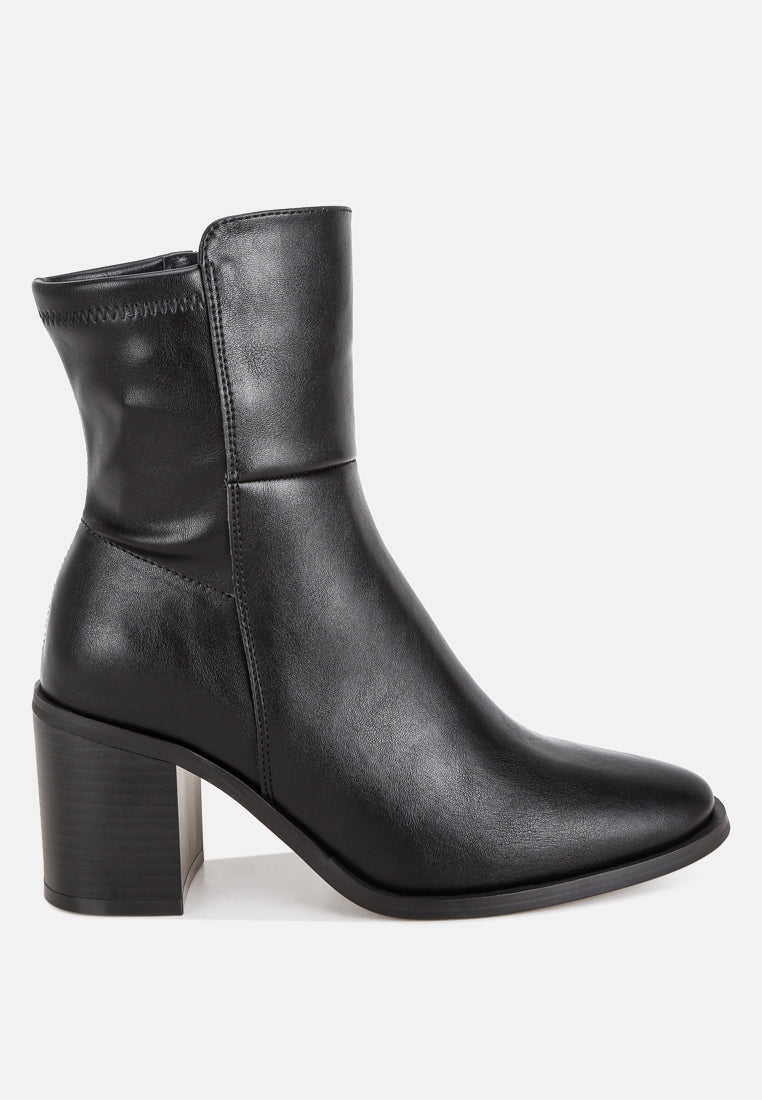 Lucania Stretch Fit Block Heel Boots-6