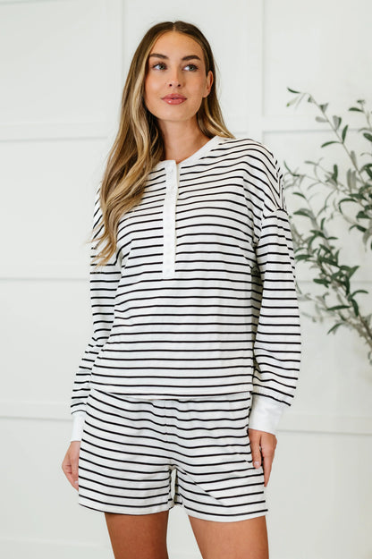 FRENCH TERRY TOP AND SHORTS SET