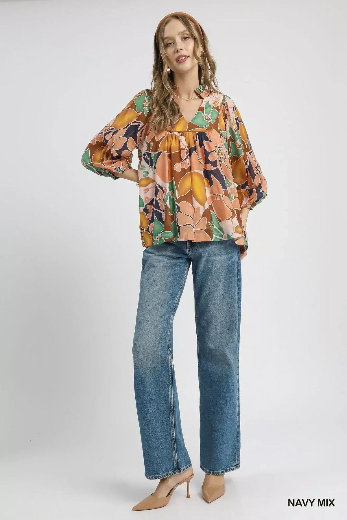Buy Women’s Casual Multicolor Floral Blouse Online