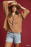 Buy Brown Long Sleeve Top for Women