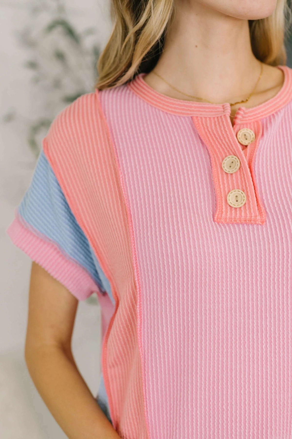 WOMENS COLOR BLOCK TOP