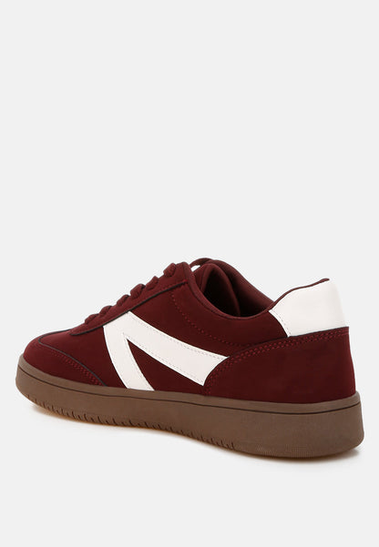 Zoomer Contrasting Patchwork Chunky Sneakers-2