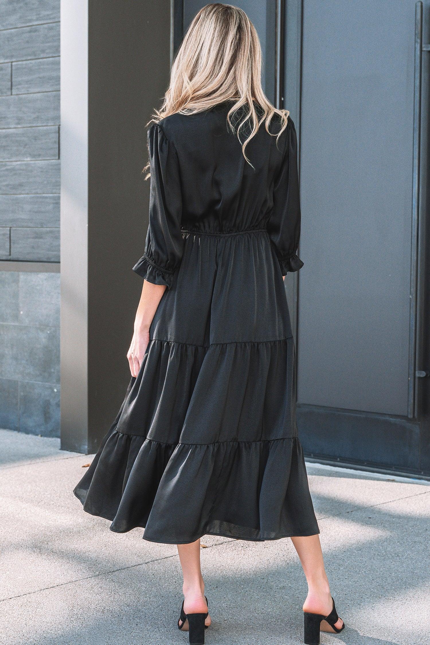 Natasha Sleeve Tiered Maxi Dress Laurel & Thread Natasha Sleeve Tiered Maxi Dress Laurel & Thread