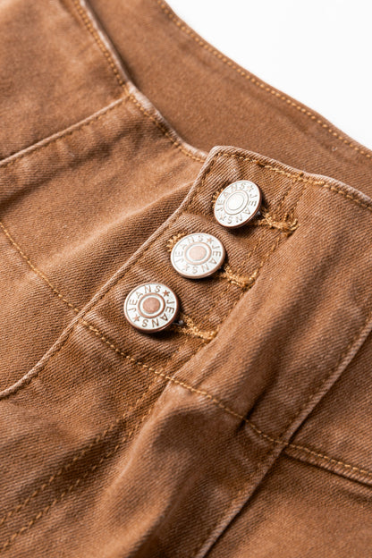 Lorenah Hem Flare Jeans-4